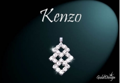 Kenzo -  přívěsek rhodium